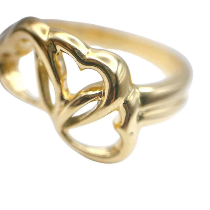 ティファニー TIFFANY＆CO トリプルハートリング　 Au750 ジュエリー