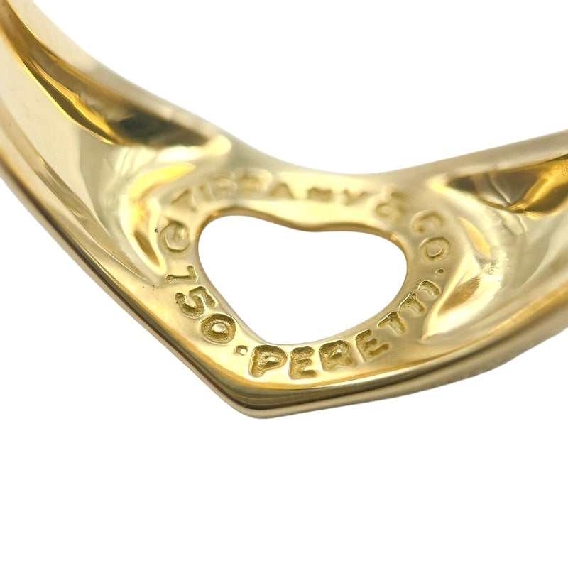 ティファニー TIFFANY＆CO オープンハートリング ゴールド Au750 ジュエリー