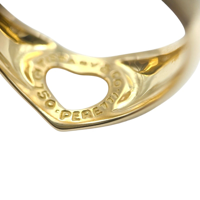 ティファニー TIFFANY＆CO オープンハートリング ゴールド Au750 ジュエリー