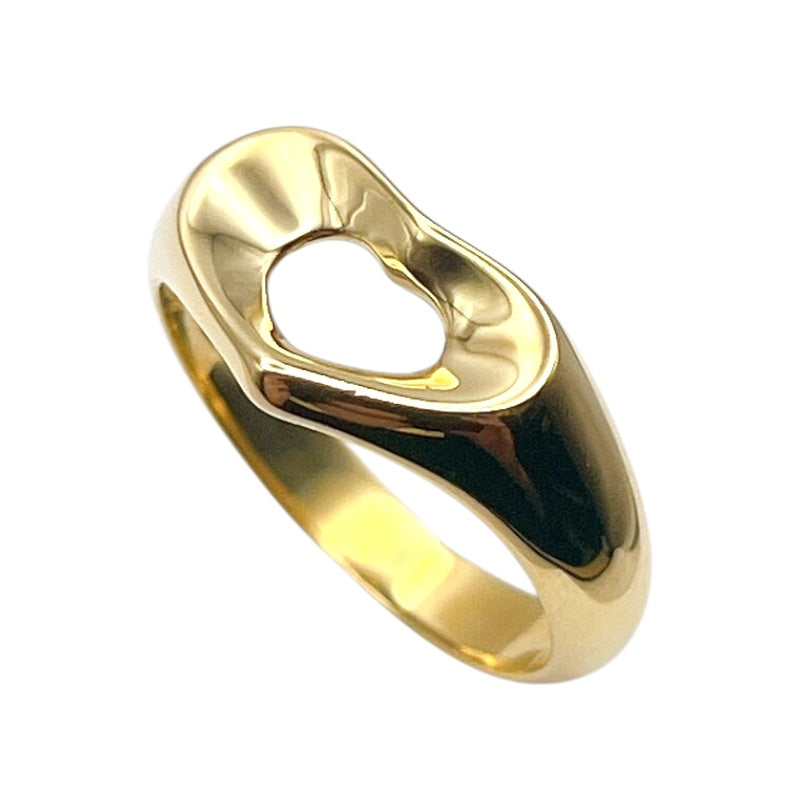 ティファニー TIFFANY＆CO オープンハートリング ゴールド Au750 ジュエリー