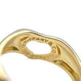 ティファニー TIFFANY＆CO オープンハートリング ゴールド Au750 ジュエリー