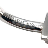 ティファニー TIFFANY＆CO Tワンリング K18WG/ダイヤモンド　ジュエリー