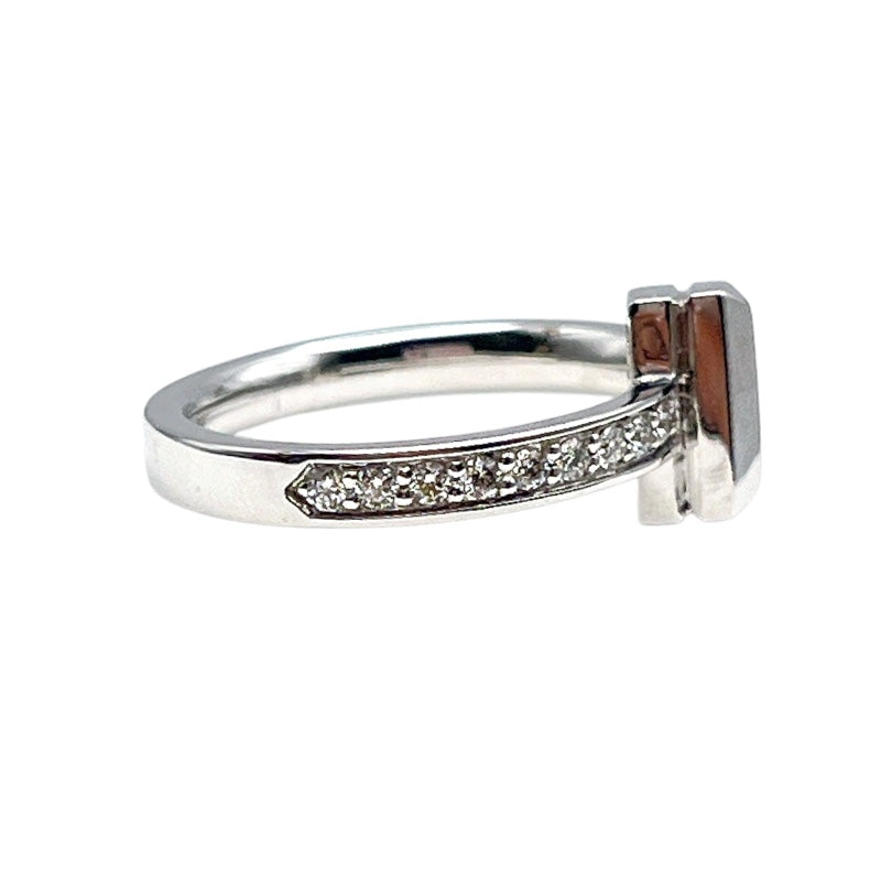 ティファニー TIFFANY＆CO Tワンリング K18WG/ダイヤモンド　ジュエリー