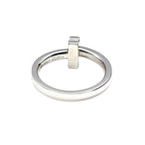 ティファニー TIFFANY＆CO Tワンリング K18WG/ダイヤモンド　ジュエリー