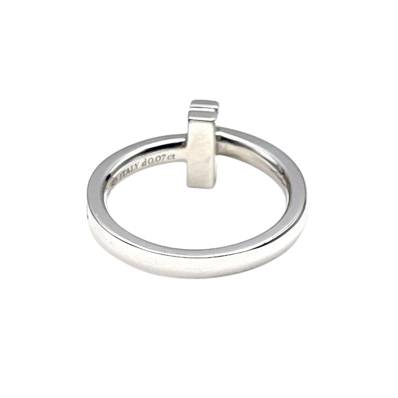 ティファニー TIFFANY＆CO Tワンリング K18WG/ダイヤモンド　ジュエリー