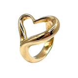 ティファニー TIFFANY＆CO オープンハートリング ゴールド K18YG ジュエリー