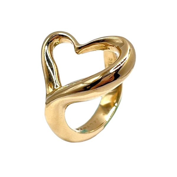 ティファニー TIFFANY＆CO オープンハートリング ゴールド K18YG ジュエリー