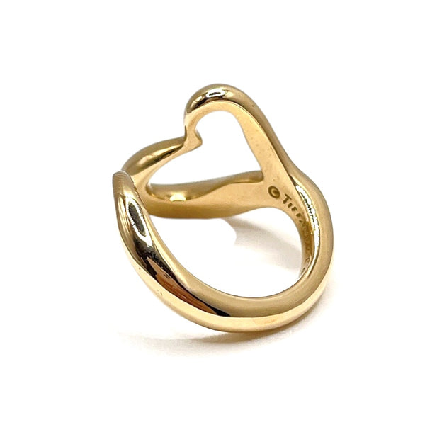 ティファニー TIFFANY＆CO オープンハートリング ゴールド K18YG ジュエリー