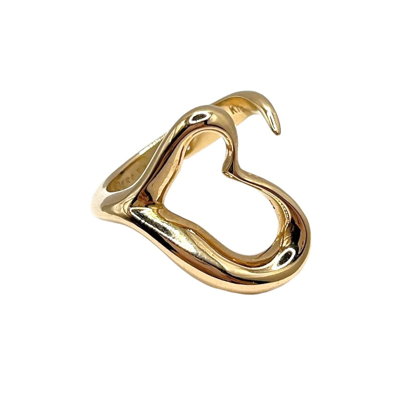 ティファニー TIFFANY＆CO オープンハートリング ゴールド K18YG ジュエリー