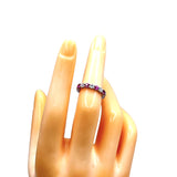 ティファニー TIFFANY＆CO エンブレイスリング Pt950/ピンクサファイヤ/ダイヤモンド ジュエリー