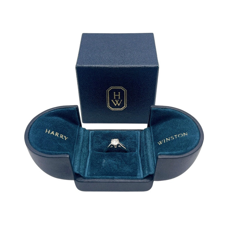 ハリーウィンストン HARRY WINSTON ソリティアエンゲージメントリング プラチナ Pt950/ダイヤモンド ジュエリー