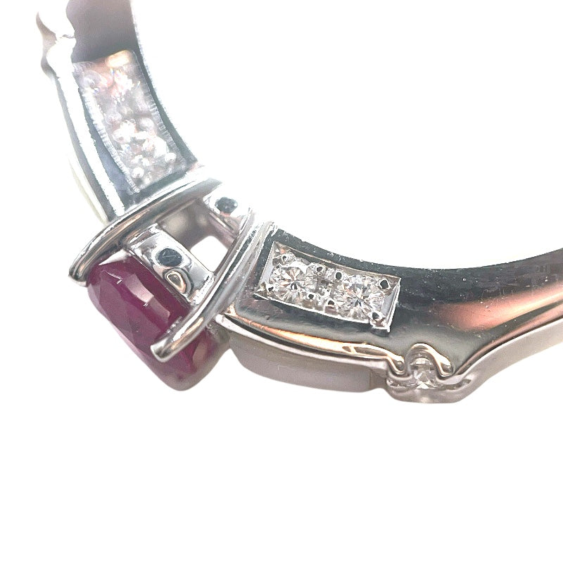 タサキ TASAKI リング プラチナ Pt900/ルビー/マザーオブパール/ダイヤモンド ジュエリー