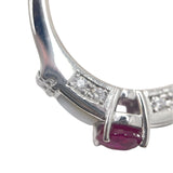 タサキ TASAKI リング プラチナ Pt900/ルビー/マザーオブパール/ダイヤモンド ジュエリー