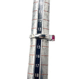 タサキ TASAKI リング プラチナ Pt900/ルビー/マザーオブパール/ダイヤモンド ジュエリー