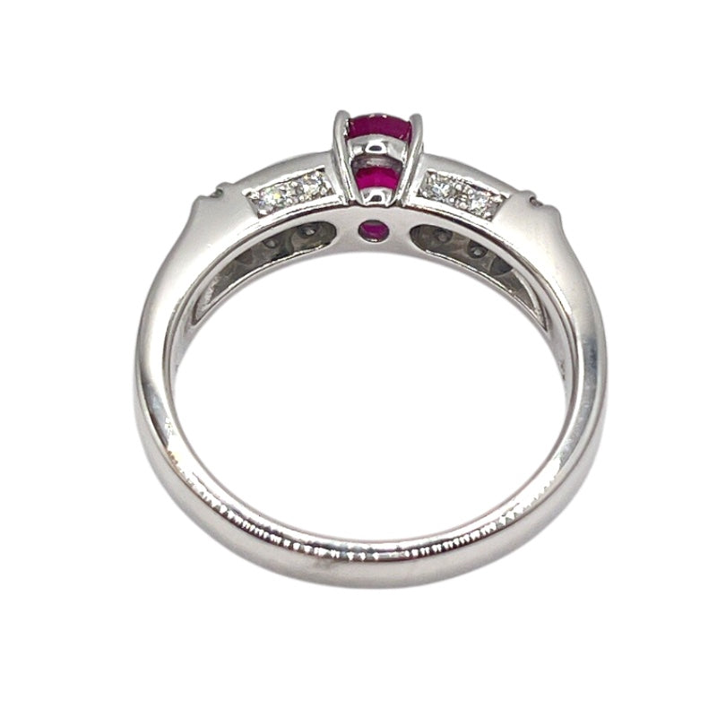 タサキ TASAKI リング プラチナ Pt900/ルビー/マザーオブパール/ダイヤモンド ジュエリー