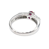 タサキ TASAKI リング プラチナ Pt900/ルビー/マザーオブパール/ダイヤモンド ジュエリー