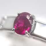 タサキ TASAKI リング プラチナ Pt900/ルビー/マザーオブパール/ダイヤモンド ジュエリー