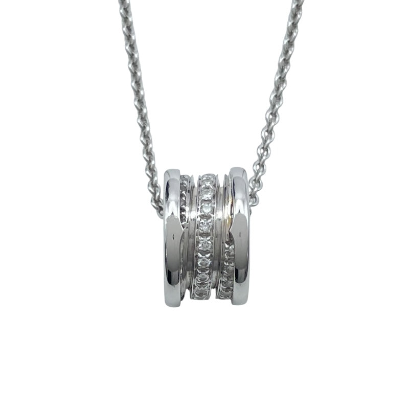 ブルガリ BVLGARI ビーゼロワンネックレスフルダイヤ ホワイトゴールド 750 ジュエリー