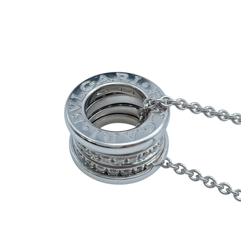 ブルガリ BVLGARI ビーゼロワンネックレスフルダイヤ ホワイトゴールド 750 ジュエリー