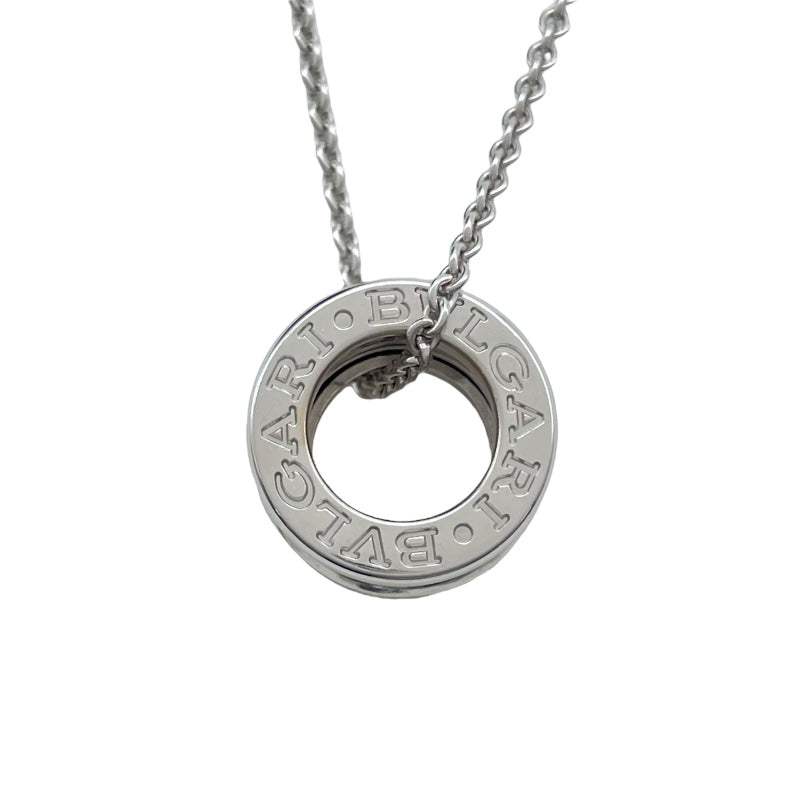 ブルガリ BVLGARI ビーゼロワンネックレスフルダイヤ ホワイトゴールド 750 ジュエリー