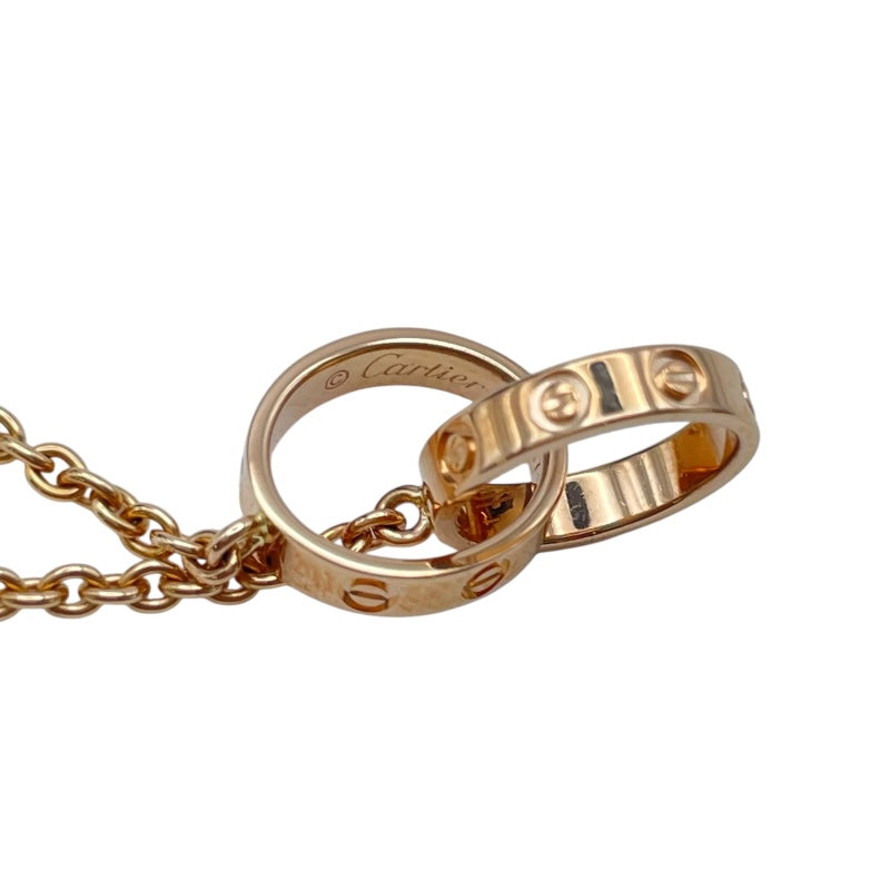 カルティエ Cartier ベビーラブネックレス ピンクゴールド Au750 ジュエリー