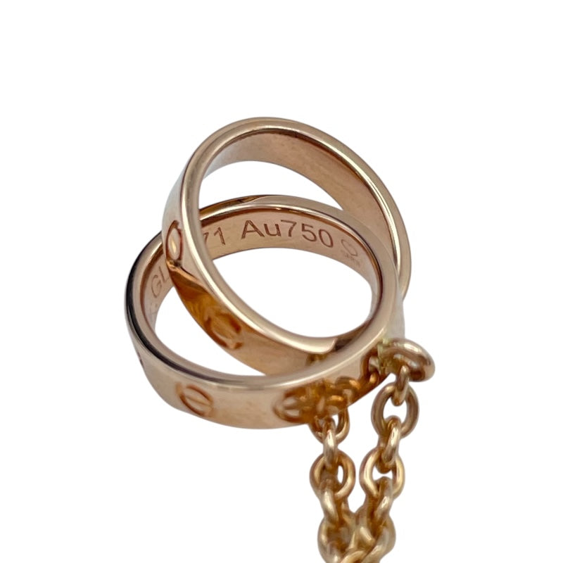 カルティエ Cartier ベビーラブネックレス ピンクゴールド Au750 ジュエリー