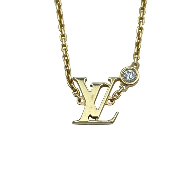 ルイ・ヴィトン LOUIS VUITTON パンダンティフ イディールブロッサム ネックレス ゴールド Au750 ダイヤモンド ジュエリー