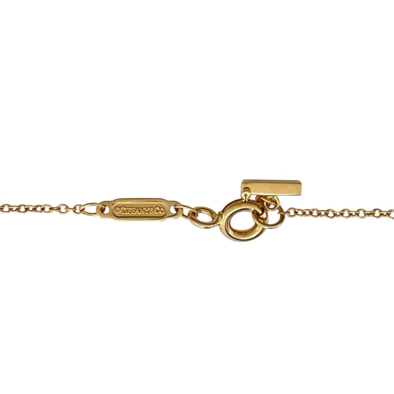 ティファニー TIFFANY＆CO Tスマイルネックレスラージ ゴールド Au750 ジュエリー