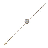 ヴァンクリーフ＆アーペル Van Cleef & Arpels ラッキースプリングプラムブロッサムブレス ピンクゴールド Au750 マザー オブ パール ジュエリー