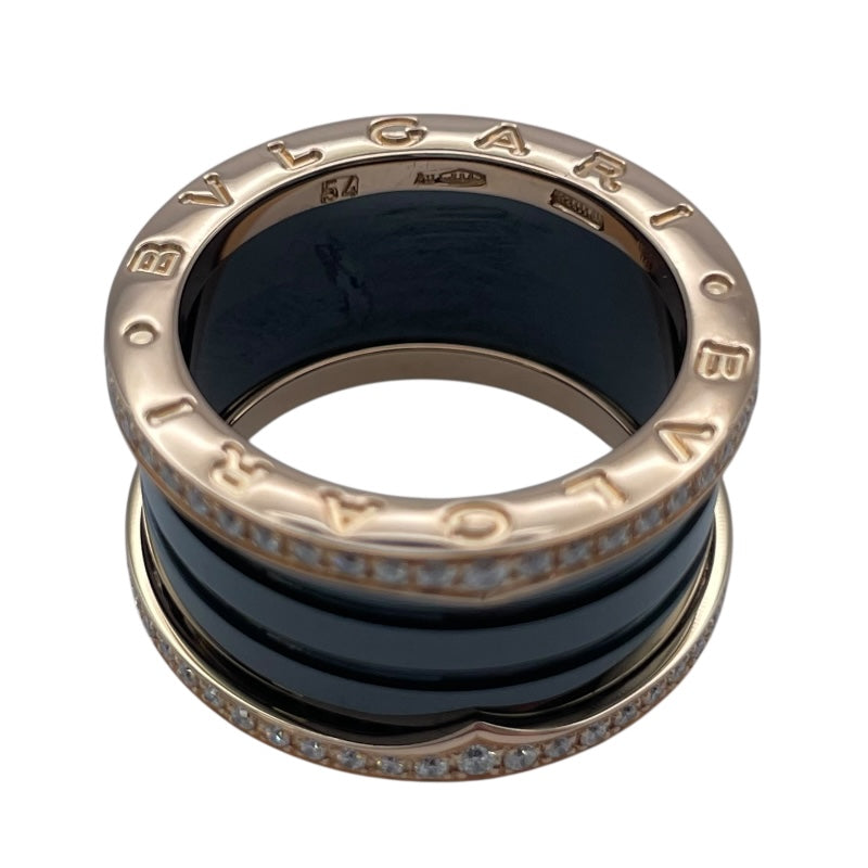 ブルガリ BVLGARI ビーゼロワンリング4バンド(M) ピンクゴールド Au750 ジュエリー