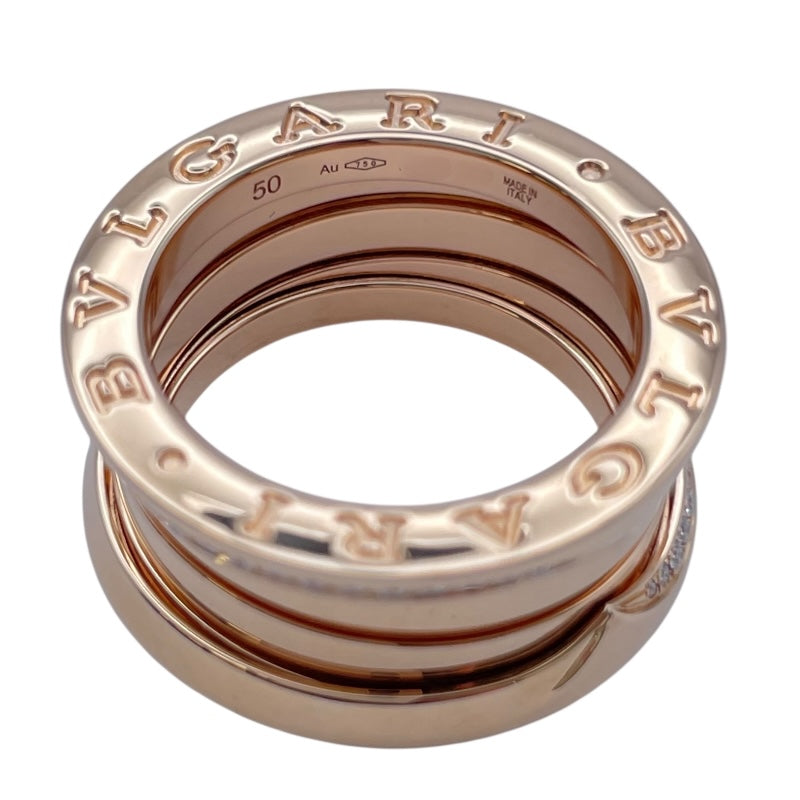 ブルガリ BVLGARI ビーゼロワンリング3バンド(S) ピンクゴールド Au750 ジュエリー