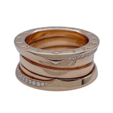 ブルガリ BVLGARI ビーゼロワンリング3バンド(S) ピンクゴールド Au750 ジュエリー