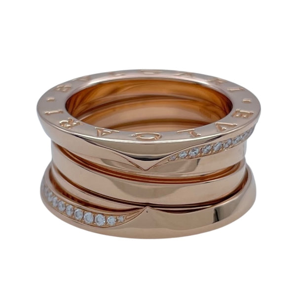 ブルガリ BVLGARI ビーゼロワンリング3バンド(S) ピンクゴールド Au750 ジュエリー