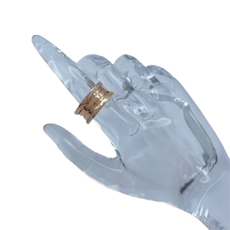 ブルガリ BVLGARI ビーゼロワンリング3バンド(S) ピンクゴールド Au750 ジュエリー