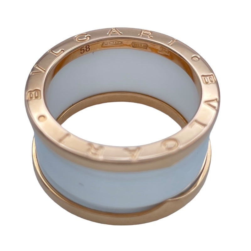 ブルガリ BVLGARI ビーゼロワンリング4バンド(M) ピンクゴールド Au750 ジュエリー