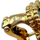 ヴァンクリーフ＆アーペル Van Cleef & Arpels ヴィンテージアルハンブラピアス ゴールド Au750 マラカイト ジュエリー