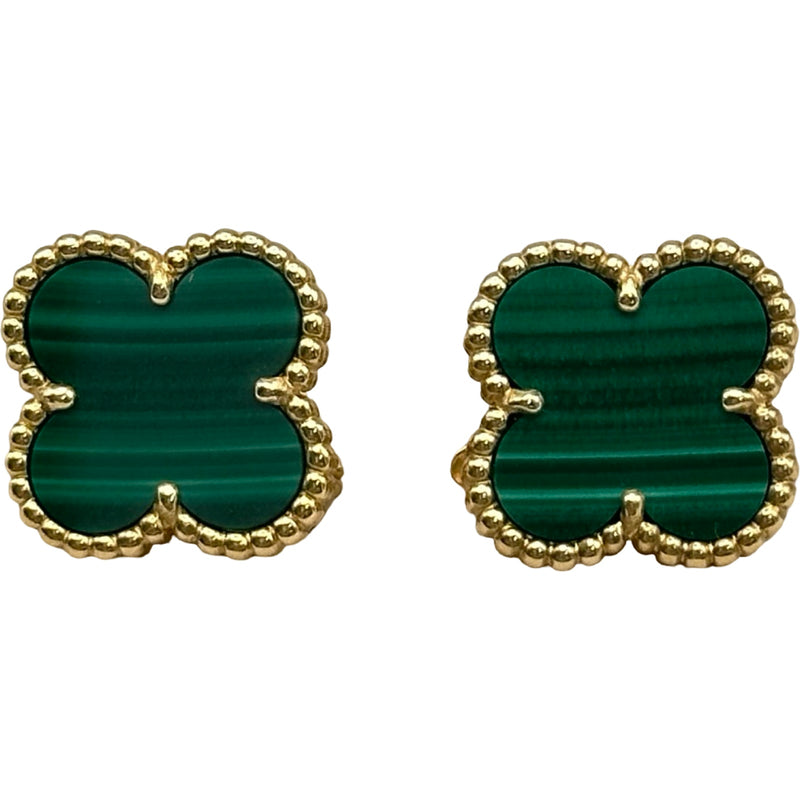 Van Cleef & Arpels ヴィンテージアルハンブラピアスマカライト ヴァンクリーフ＆アーペル Van Cleef & Arpels ヴィンテージ