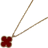 ヴァンクリーフ＆アーペル Van Cleef & Arpels スウィートアルハンブラネックレス ピンクゴールド Au750 ジュエリー