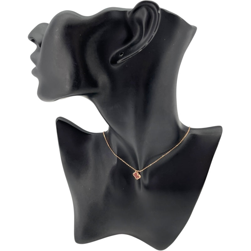 ヴァンクリーフ＆アーペル Van Cleef & Arpels スウィートアルハンブラネックレス ピンクゴールド Au750 ジュエリー