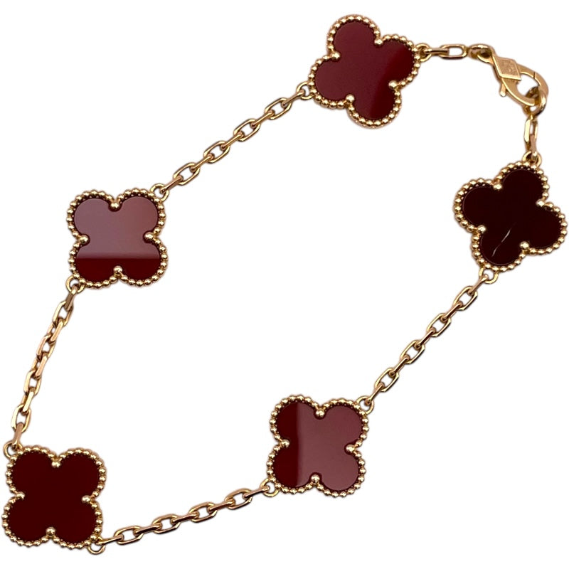 ヴァンクリーフ＆アーペル Van Cleef & Arpels ヴィンテージ アルハンブラ ブレス5P ゴールド Au750 ジュエリー