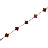 ヴァンクリーフ＆アーペル Van Cleef & Arpels ヴィンテージ アルハンブラ ブレス5P ゴールド Au750 ジュエリー