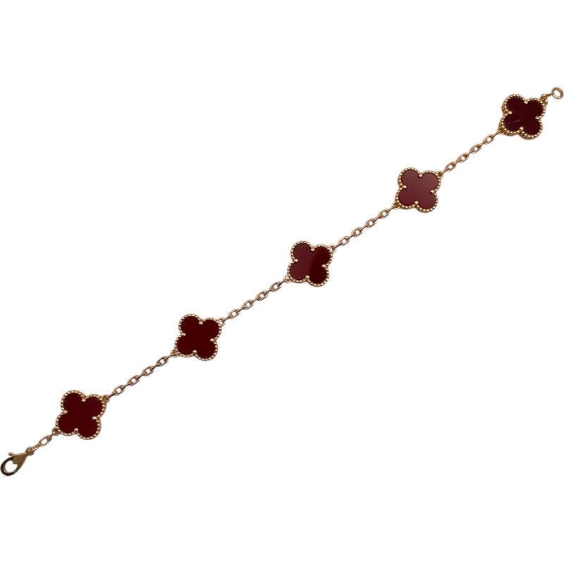 ヴァンクリーフ＆アーペル Van Cleef & Arpels ヴィンテージ アルハンブラ ブレス5P ゴールド Au750 ジュエリー