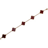 ヴァンクリーフ＆アーペル Van Cleef & Arpels ヴィンテージ アルハンブラ ブレス5P ゴールド Au750 ジュエリー