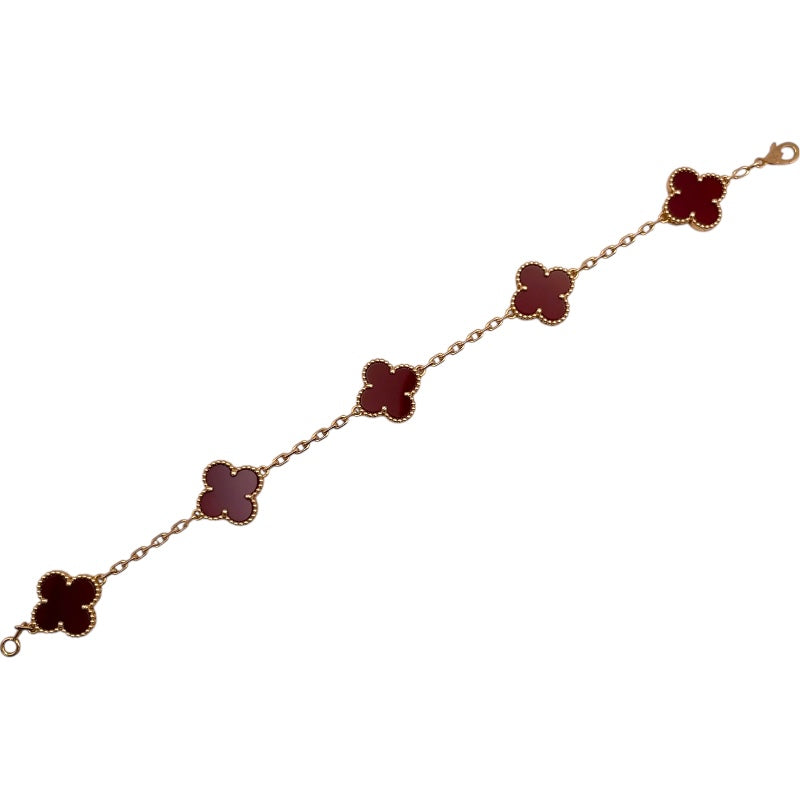 ヴァンクリーフ＆アーペル Van Cleef & Arpels ヴィンテージ アルハンブラ ブレス5P ゴールド Au750 ジュエリー