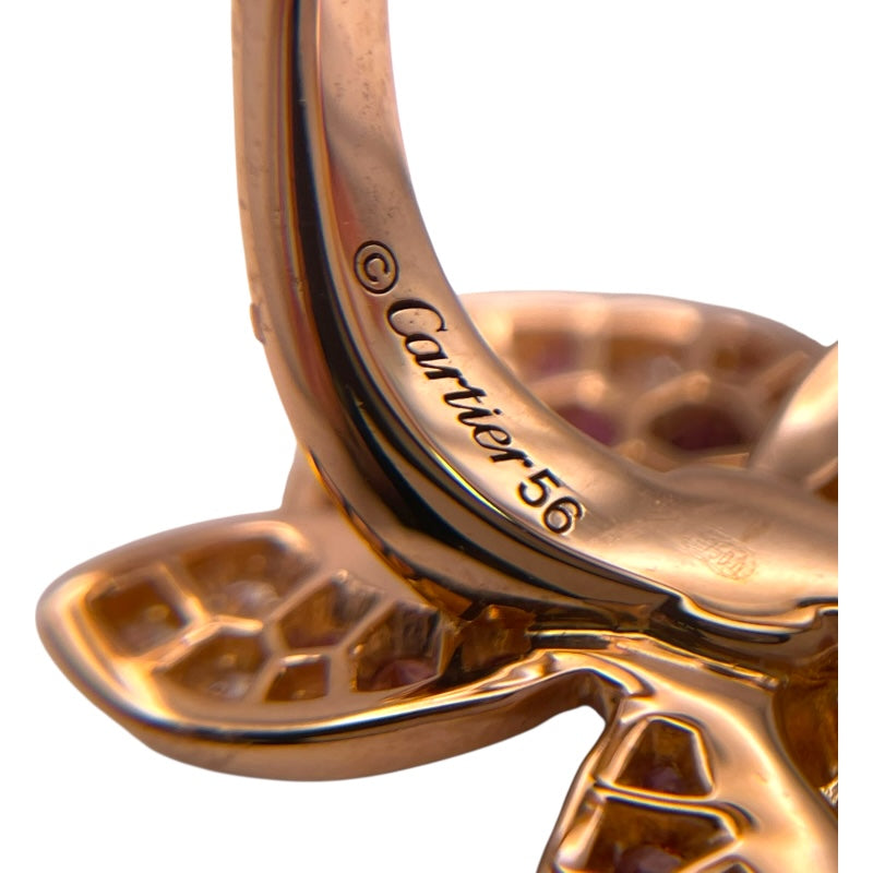 カルティエ Cartier カレスドルキデパルリング ピンクゴールド Au750 ジュエリー