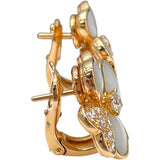 ヴァンクリーフ＆アーペル Van Cleef & Arpels コスモスイヤリングスモール ピンクゴールド Au750 ジュエリー