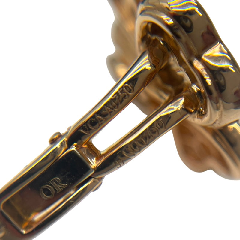 ヴァンクリーフ＆アーペル Van Cleef & Arpels コスモスイヤリングスモール ピンクゴールド Au750 ジュエリー