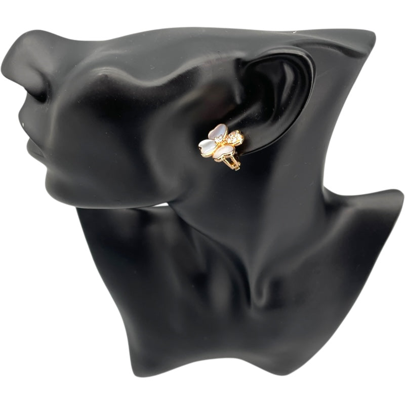 ヴァンクリーフ＆アーペル Van Cleef & Arpels コスモスイヤリングスモール ピンクゴールド Au750 ジュエリー