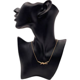 ティファニー TIFFANY＆CO ダイヤノットネックレス ピンクゴールド Au750 ジュエリー