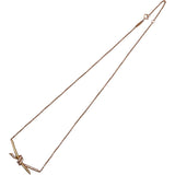 ティファニー TIFFANY＆CO ダイヤノットネックレス ピンクゴールド Au750 ジュエリー